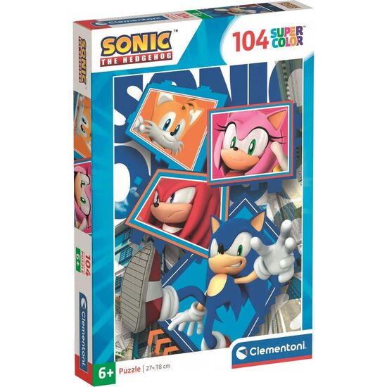 PUZZLE SONIC THE HEDGEHOG 104PZS image 1