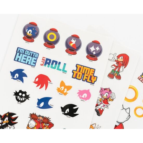 SET PEGATINAS REUTILIZABLES SONIC THE HEDGEHOG image 3