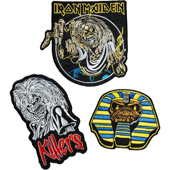 SET 3 PARCHES IRON MAIDEN image 0