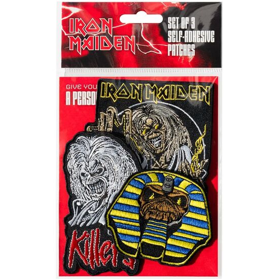 SET 3 PARCHES IRON MAIDEN image 1