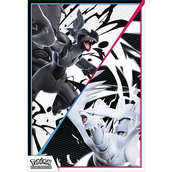 BLISTER JUEGO CARTAS COLECCIONABLES POSTER FULGOR NEGRO Y LLAMA BLANCA POKEMON ESPAÃ±OL image 1