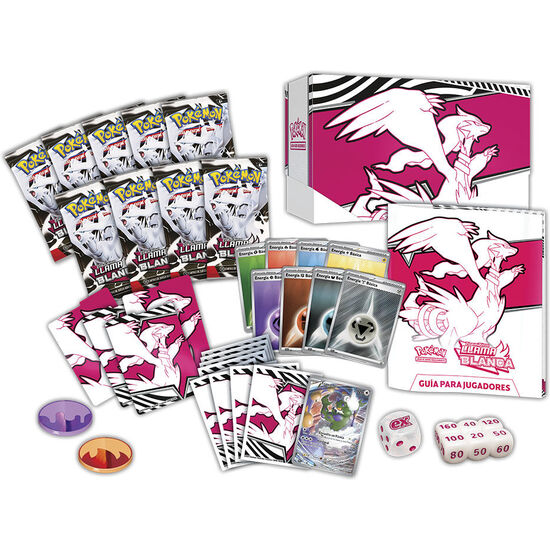 ESTUCHE ENTRENADOR JUEGO CARTAS COLECCIONABLES LLAMA BLANCA POKEMON ESPAÃ±OL image 2
