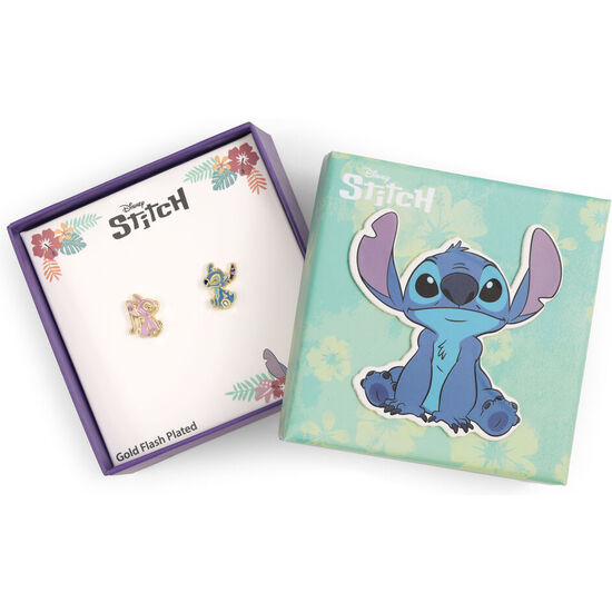 PENDIENTES STITCH &#38; ANGEL DISNEY image 1