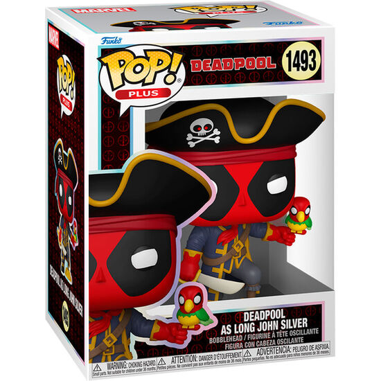 FIGURA POP PLUS MARVEL DEADPOOL - DEADPOOL AS LONG JOHN SILVER image 1