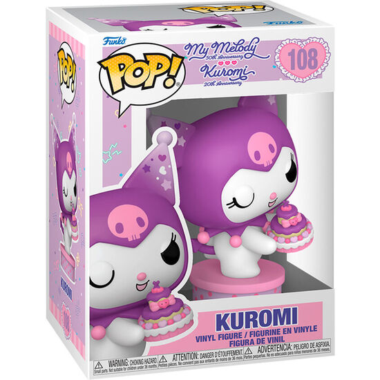 FIGURA POP KUROMI WITH CAKE EXCLUSIVE image 0