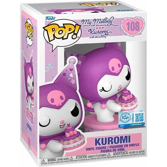 FIGURA POP KUROMI WITH CAKE EXCLUSIVE image 2