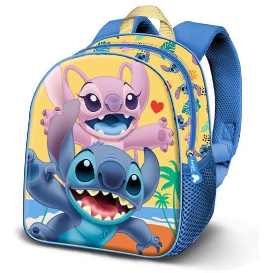 MOCHILA BASIC LILO Y STITCH OCEAN 31 X15 X39 CM image 0