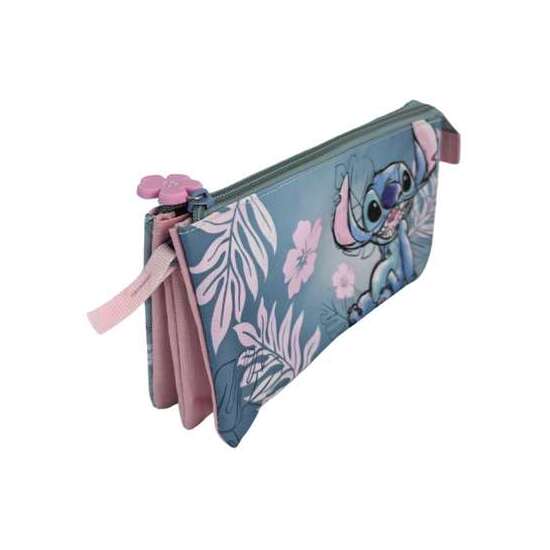 STITCH PINK ESTUCHE TRIPLE. INTERIOR TOTALMENTE FORRADO Y PERSONALIZADO.44 X 30 X 20 CM. image 2