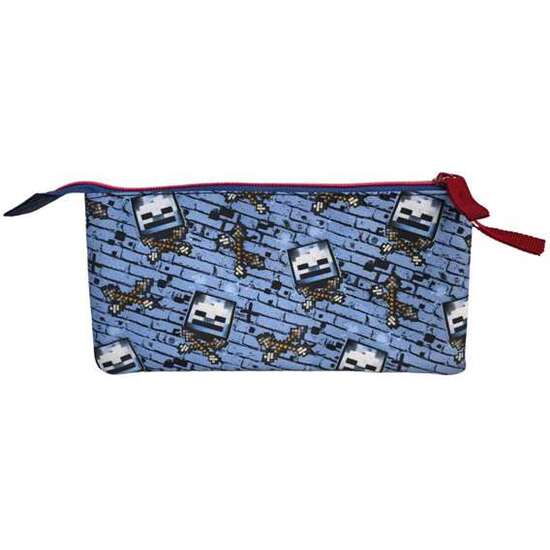MINECRAFT HOSTILE BEHAVIOUR ESTUCHE TRIPLE . 11.5 X 23.5 X 3 CM. image 1