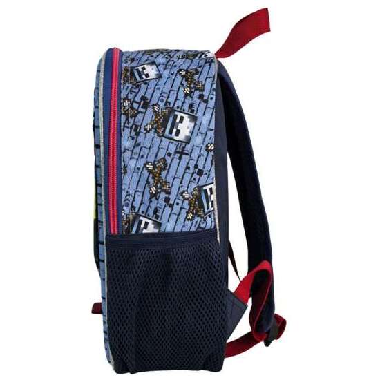 MINECRAFT HOSTILE BEHAVIOUR MOCHILA PREESCOLAR 3D. BOLSILLO LATERAL.30 X 24 X 8 CM. image 3