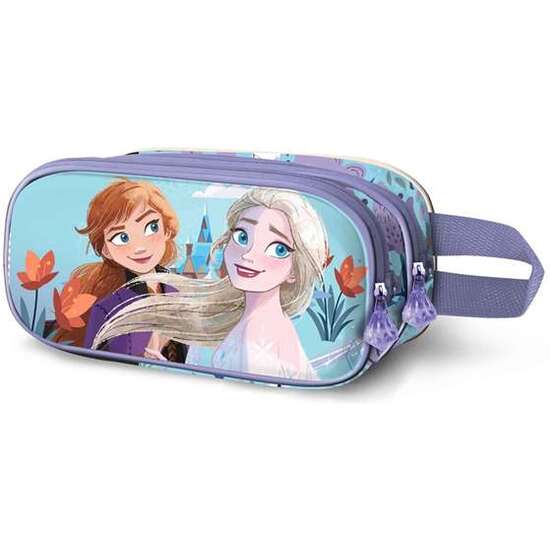 ESTUCHE PORTATODO DOBLE 3D FROZEN 2 SPRING 22 X8 X9,5 CM image 0