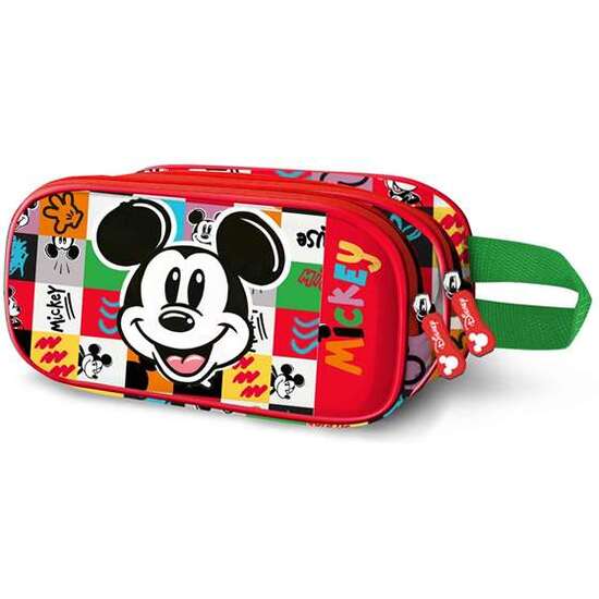 ESTUCHE PORTATODO DOBLE 3D MICKEY MOUSE MOOD 22 X8 X9,5 CM image 0