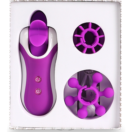 FEELZTOYS - CLITELLA ORAL CLITORAL STIMULATOR PURPLE image 4