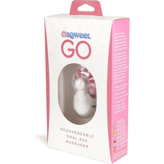 SQWEEL GO - ORAL SEX TOY WHITE image 1