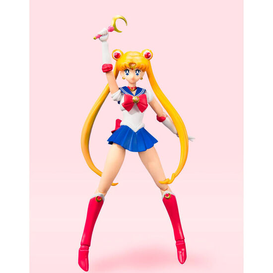 FIGURA S.H FIGUARTS SAILOR MOON ANIMATION PRETTY GUARDIAN SAILOR MOON 14CM image 0