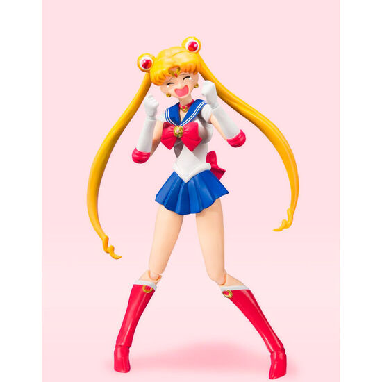 FIGURA S.H FIGUARTS SAILOR MOON ANIMATION PRETTY GUARDIAN SAILOR MOON 14CM image 2
