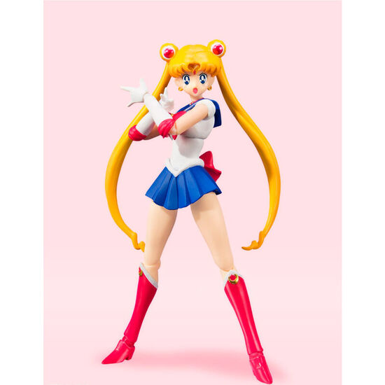 FIGURA S.H FIGUARTS SAILOR MOON ANIMATION PRETTY GUARDIAN SAILOR MOON 14CM image 3