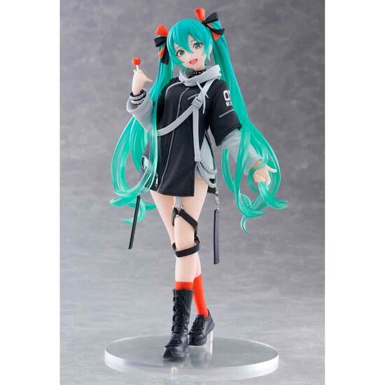 FIGURA HATSUNE MIKU FASHION PUNK VERSION. HATSUNE MIKU 18CM image 0