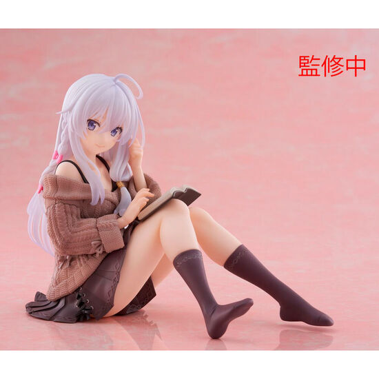 FIGURA ELAINA CASUAL CLOTHES DESKTOP CUTE WANDERING WITCH THE JOURNEY OF ELAINA 13CM image 1