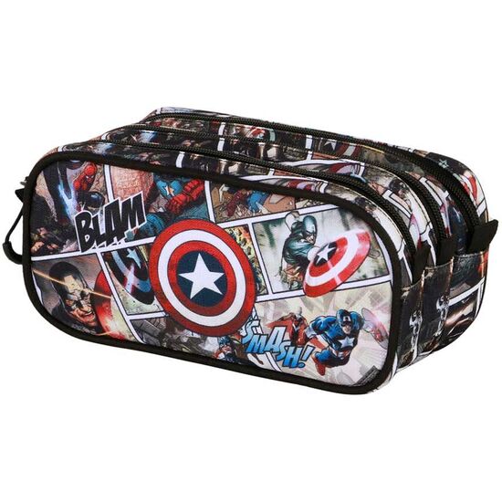 PORTATODO COMIC CAPITAN AMERICA MARVEL TRIPLE image 2