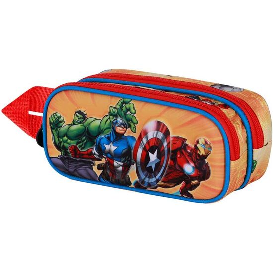 PORTATODO 3D ATTACK LOS VENGADORES AVENGERS MARVEL DOBLE image 2