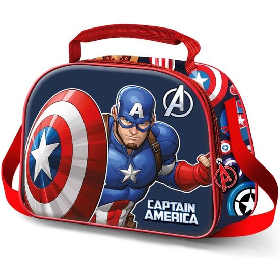 BOLSA PORTAMERIENDAS 3D PATRIOT CAPITAN AMERICA MARVEL image 0