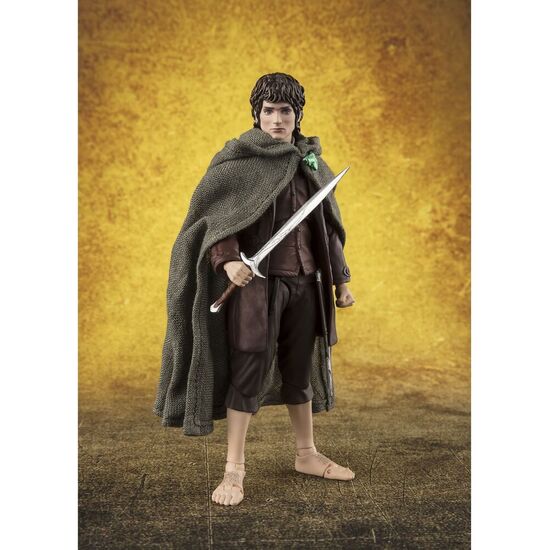 FIGURA S.H. FIGUARTS FRODO BAGGINS & GOLLUM LA COMUNIDAD DEL ANILLO EL SEÃ±OR DE LOS ANILLOS image 1