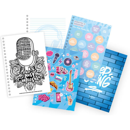 CUADERNO A5 CANTANTE EMMA WOW GENERATION image 1