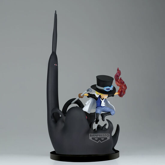 FIGURA WORLD COLLECTABLE SABO & FIVE ELDERS ONE PIECE 14CM image 2