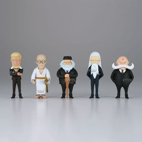 FIGURA WORLD COLLECTABLE FIVE ELDERS ONE PIECE 7CM image 0