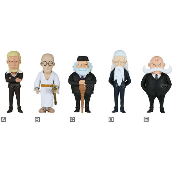 FIGURA WORLD COLLECTABLE FIVE ELDERS ONE PIECE 7CM image 3