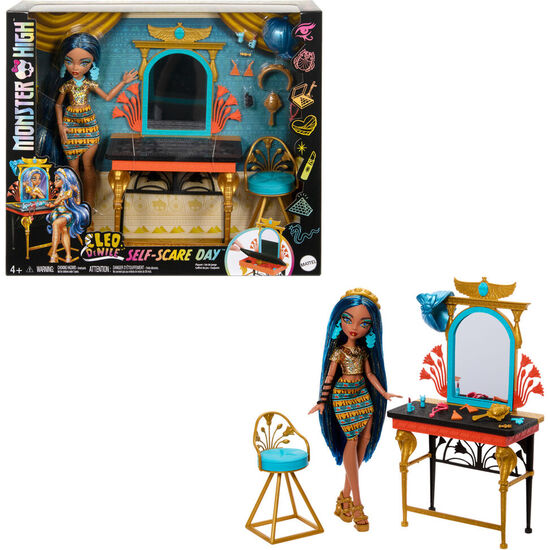 MUÃ±ECA CLEO DE NILE CON TOCADOR MONSTER HIGH image 1