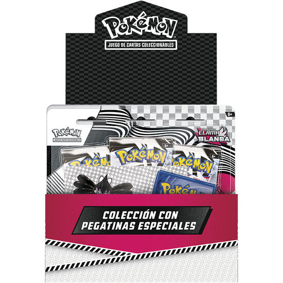 BLISTER JUEGO CARTAS COLECCIONABLES TECH STICKER COLLECTION LLAMA BLANCA POKEMON ESPAÃ±OL SURTIDO image 1