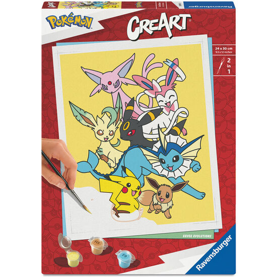 KIT DE PINTURA CREART LEGENDARIOS POKEMON ADULTO image 0