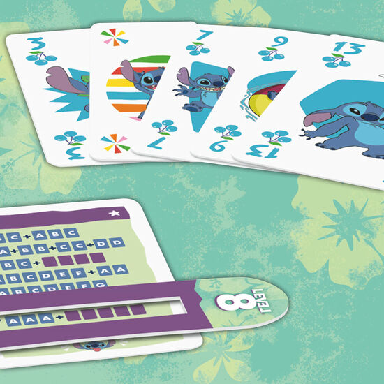 JUEGO DE CARTAS LEVEL 8 STITCH DISNEY image 1