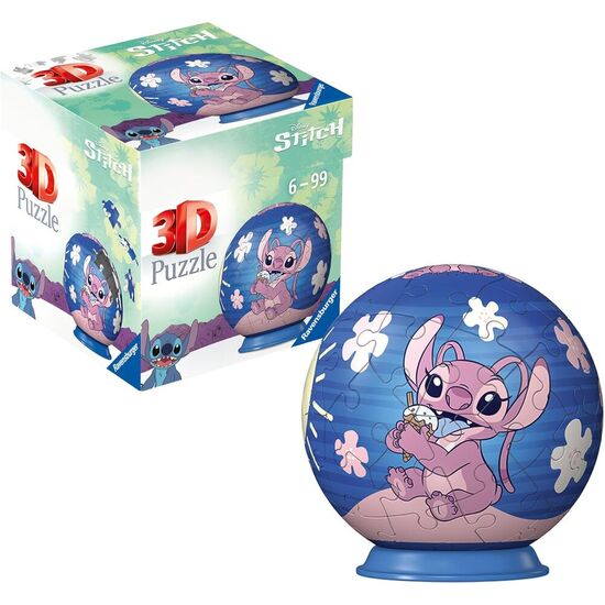 PUZZLE 3D ANGEL STITCH DISNEY 54PZS image 0