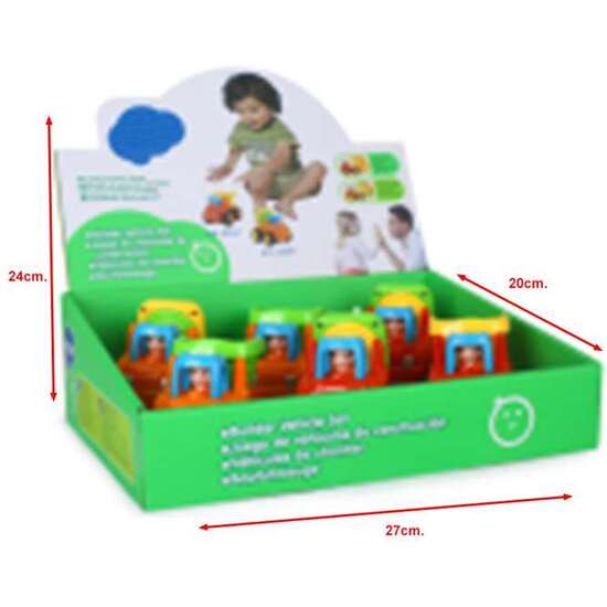 BUILDER VEHICLE SET (DUMP TRUCK AND CEMENT MIXER ASSORTED/6 PCS IN BOX) SIZE: image 1