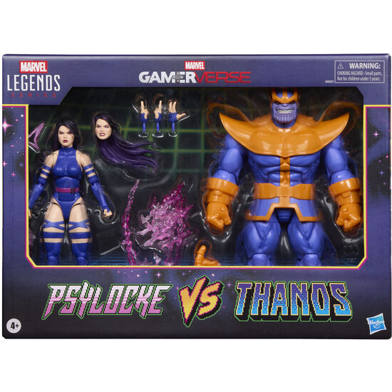 BLISTER 2 FIGURAS PSYLOCKE VS THANOS GAMEVERSE MARVEL LEGENDS 15CM image 0