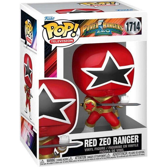 FIGURA POP POWER RANGERS TURBO - RED ZEO RANGER image 0
