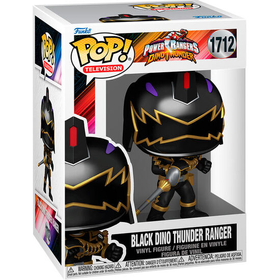 FIGURA POP POWER RANGERS  DINO THUNDER - BLACK DINO THUNDER RANGER image 0