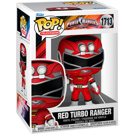FIGURA POP POWER RANGERS TURBO - RED TURBO RANGER image 0