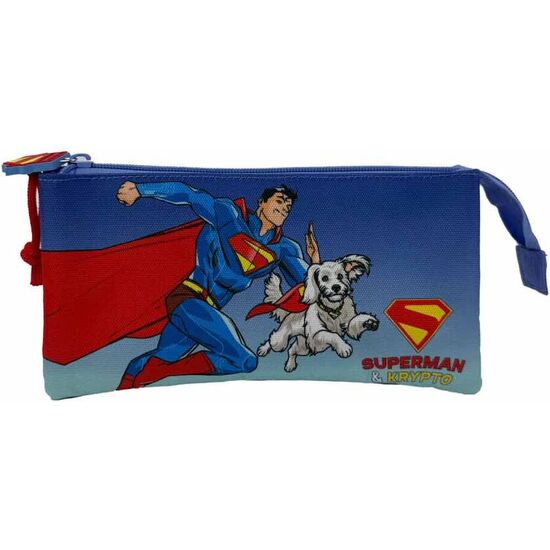 PORTATODO KRYPTO & SUPERMAN DC COMICS TRIPLE image 0