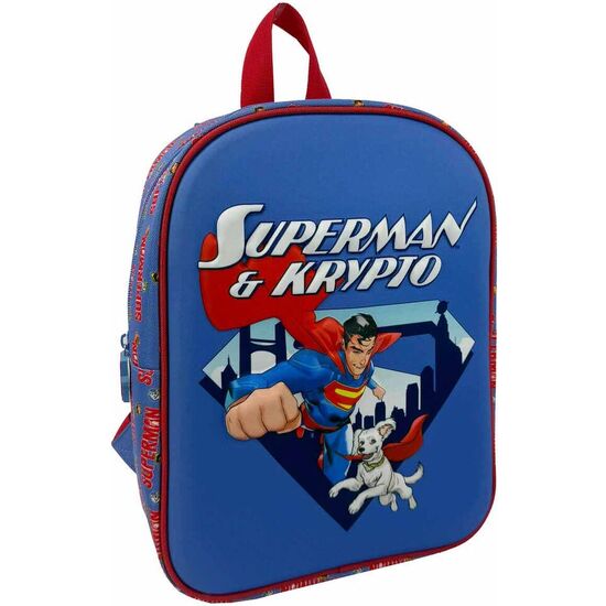 MOCHILA 3D KRYPTO & SUPERMAN DC COMICS 30CM image 0