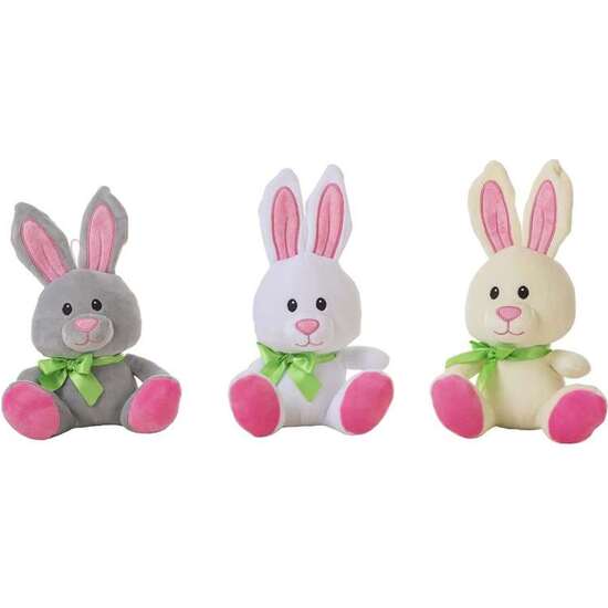 CONEJITO CANELA TERCIOPELO 24 CM 6 COLORES SURT. image 0