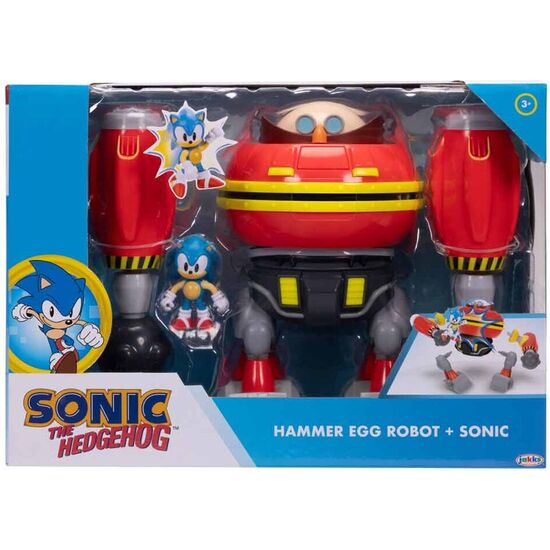 PLAYSET ROBOT MARTILLO DR EGGMAN DELUXE SONIC THE HEDGEHOG image 0