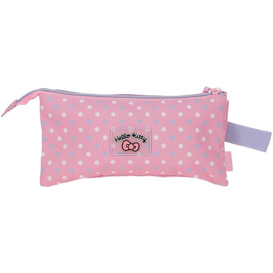 PORTATODO HEARTS &#38; DOTS HELLO KITTY TRIPLE image 2