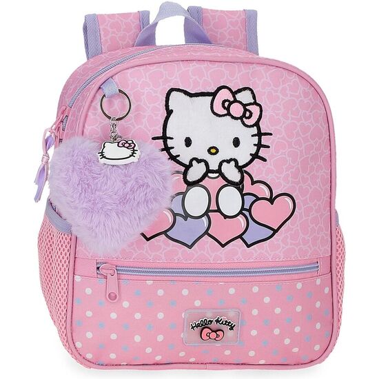 MOCHILA HEARTS &#38; DOTS HELLO KITTY 25CM image 0