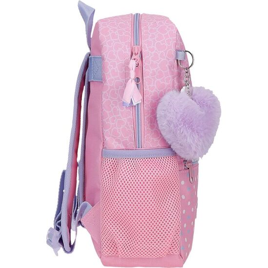 MOCHILA HEARTS &#38; DOTS HELLO KITTY 33CM ADAPTABLE image 1