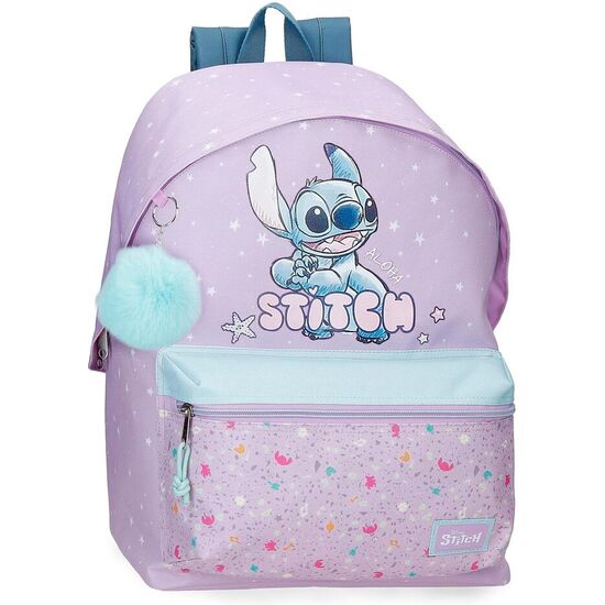 MOCHILA LOVELY STITCH DISNEY 45CM ADAPTABLE image 0