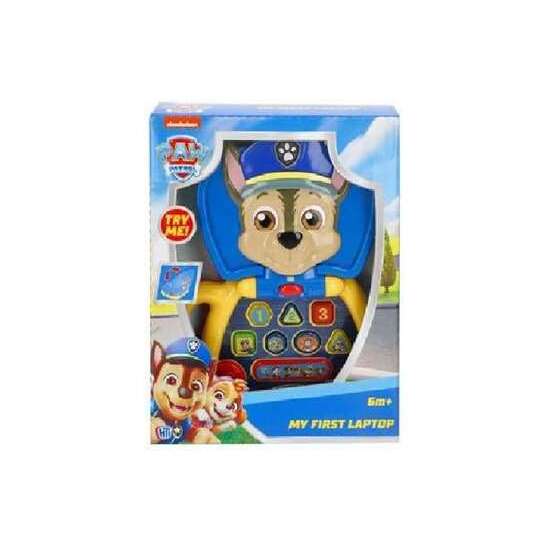 MI PRIMERORDENADOR PAW PATROL CHASE CON LUCES Y SONIDOS. 21,5X6X28 CM image 0